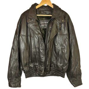 90’s Leather Limited Men’s leather removable insulated riding jacket.